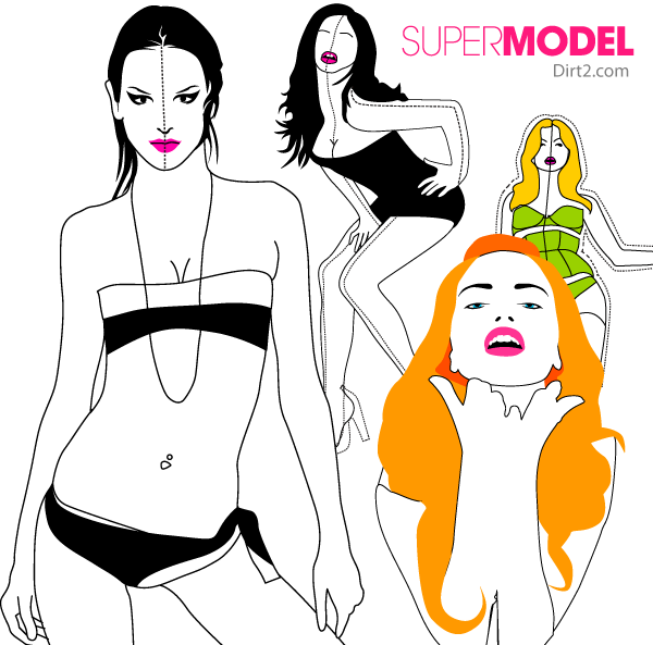 Fashion Models Vector Pack Free