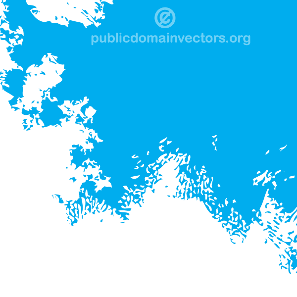 Blue Background with Paint Splatter