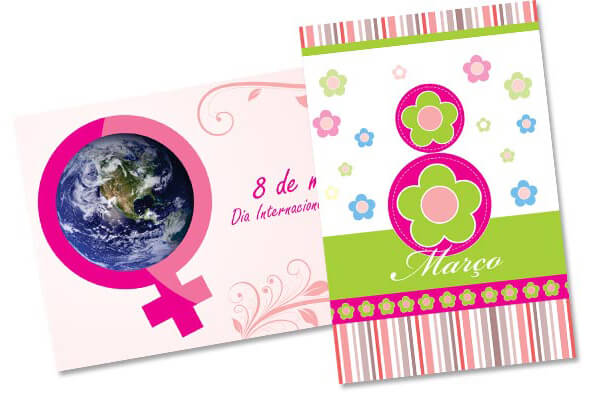 Women’s Day Card Vector