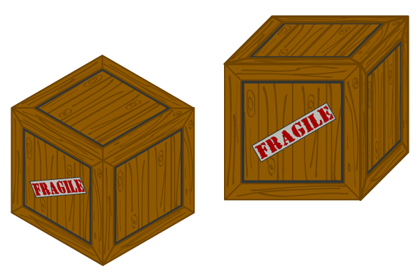 Wooden Crate Vector