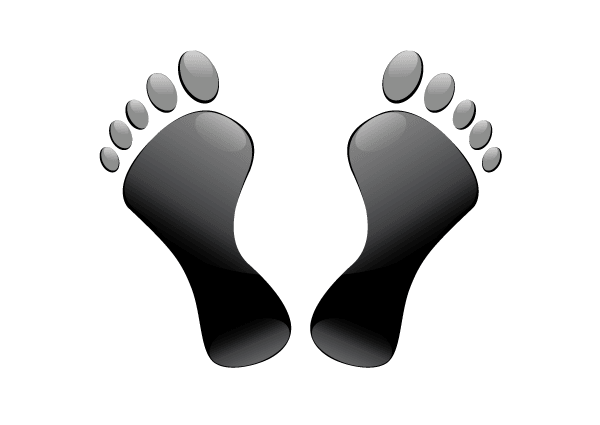 Free Footprints Vector Art