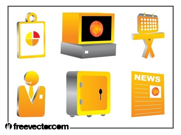 3D Corporate Free Vector