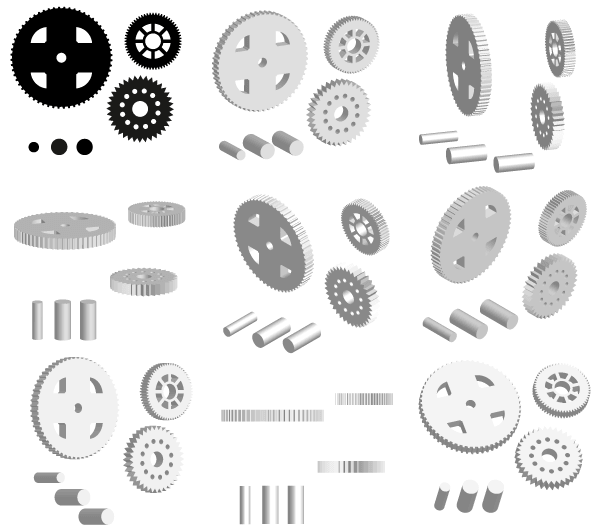 Cogwheels Vector Graphics Free