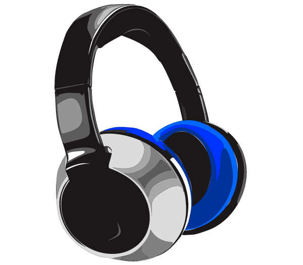 Free Headphones Vector Art