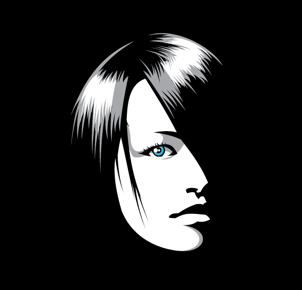 Beautiful Girl Face Illustrator