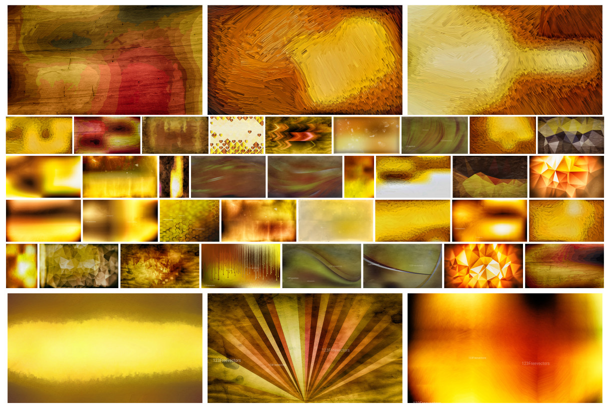 Exploring the Vibrant Fusion of Yellow and Brown: A Creative Collection