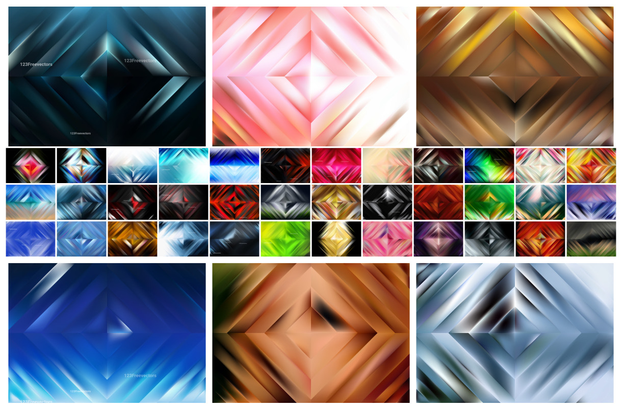 Exploring the Abstract Art of Rhombus Geometric Designs