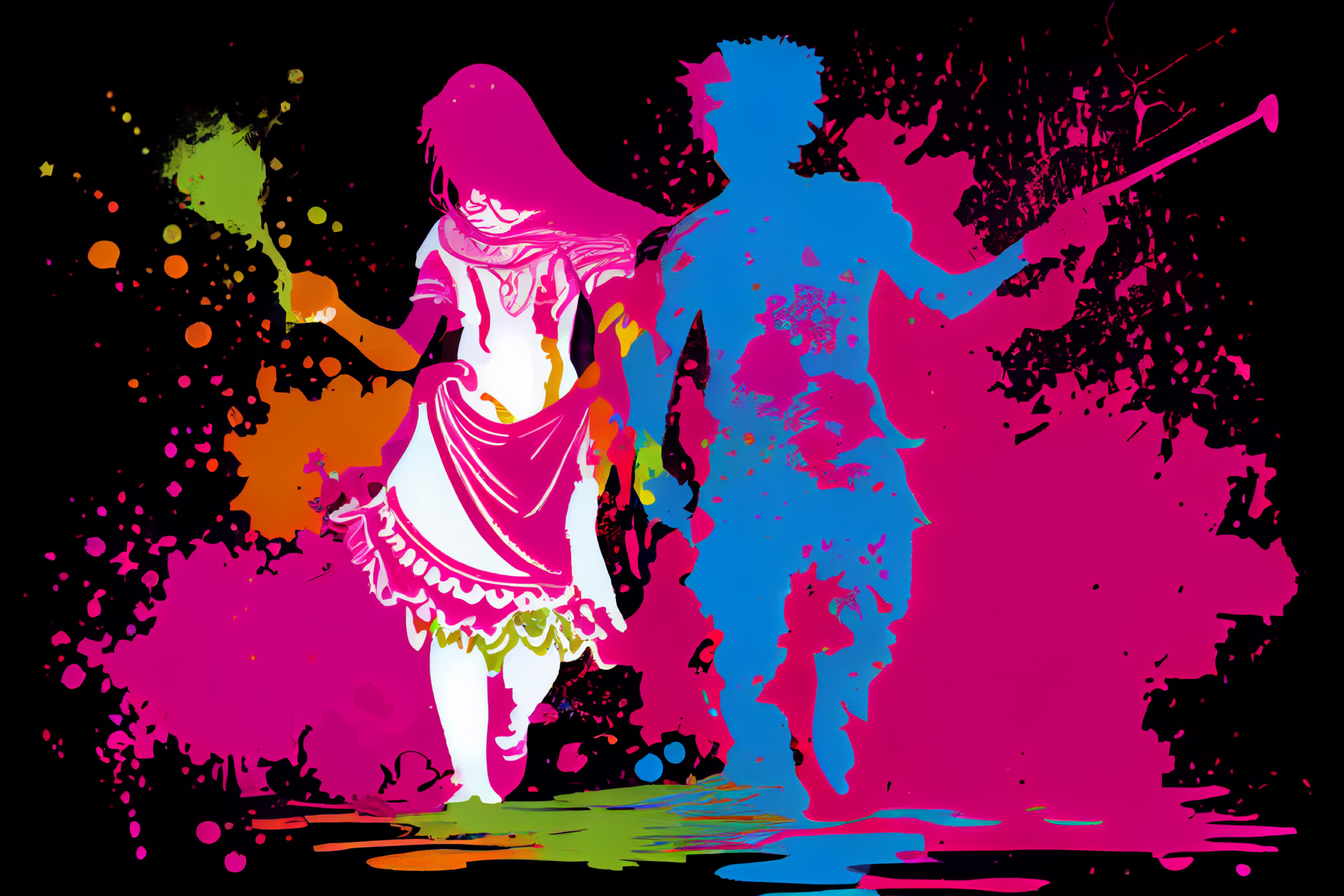 Holi Couple