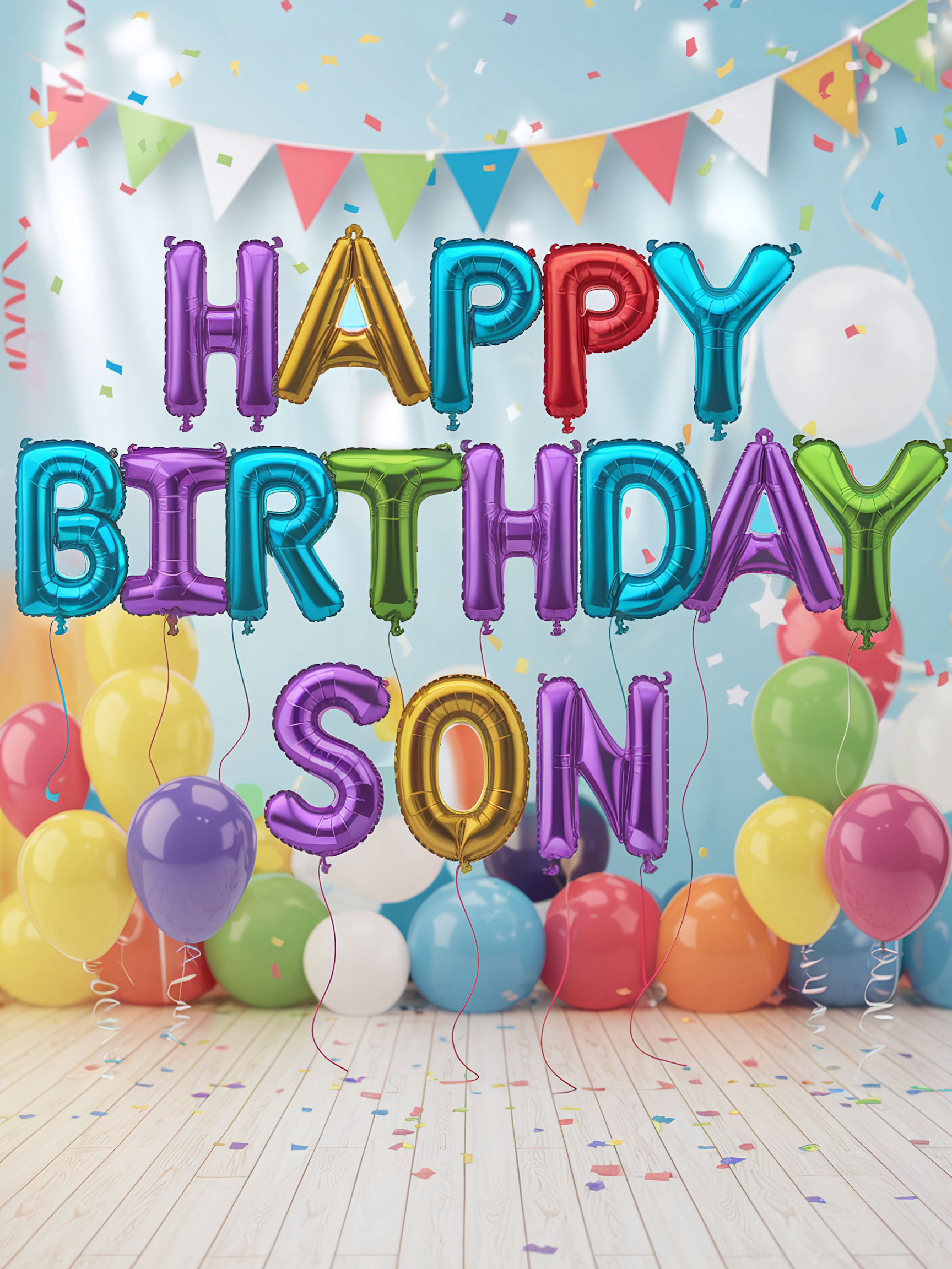 Happy Birthday Son Balloons