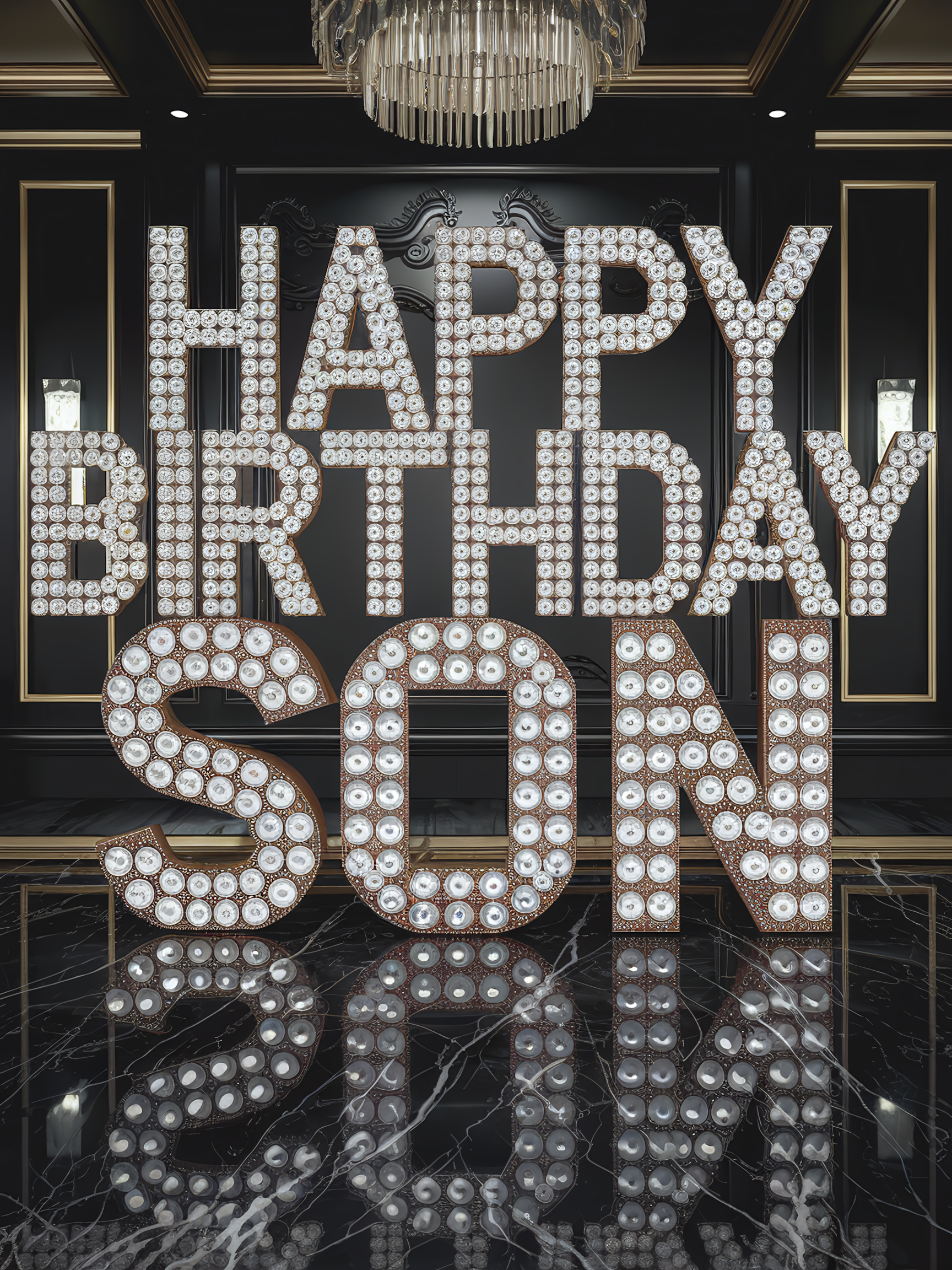 Happy Birthday Son Sign