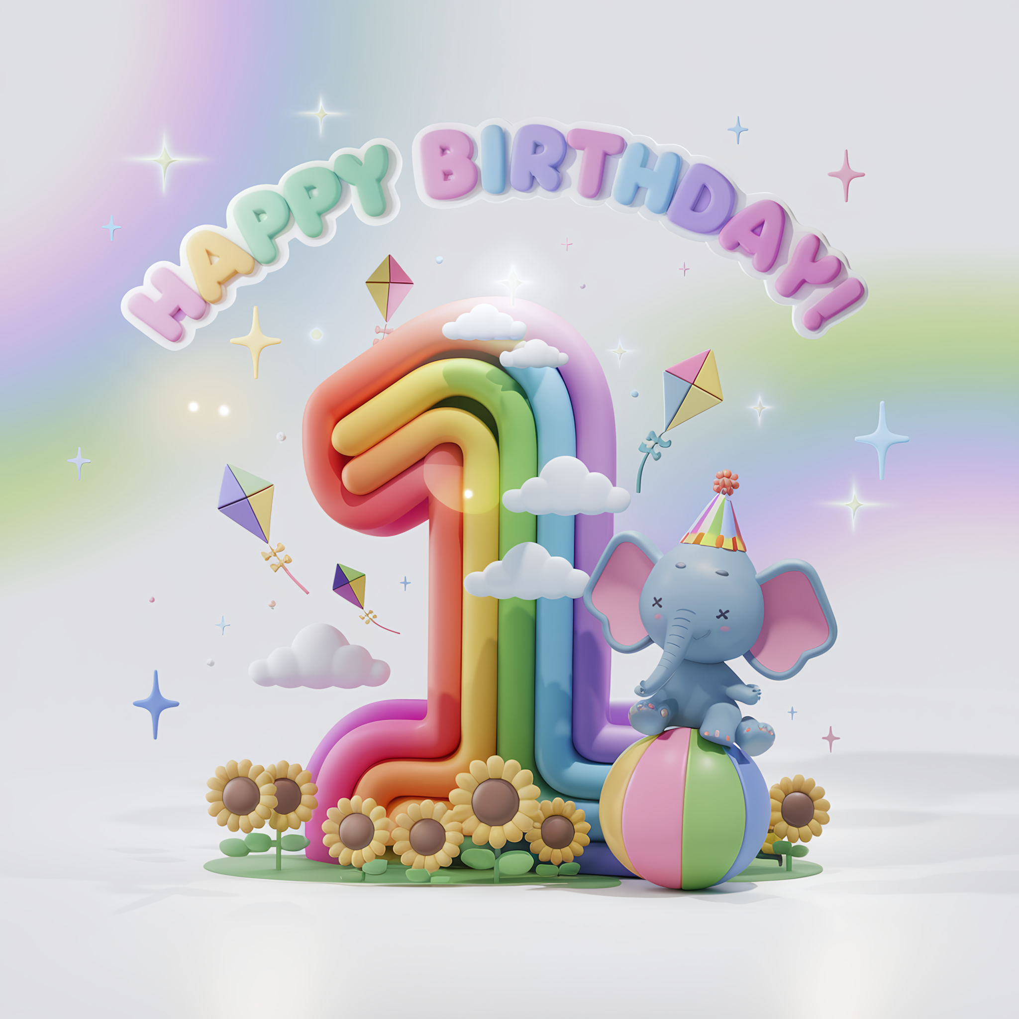 Adorable Babys First Birthday Celebration