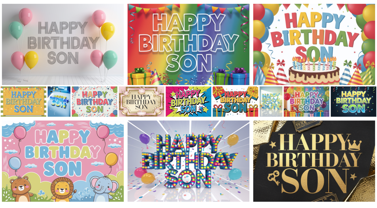 Celebrate Your Son’s Birthday with 15 Free and Fabulous Designs!
