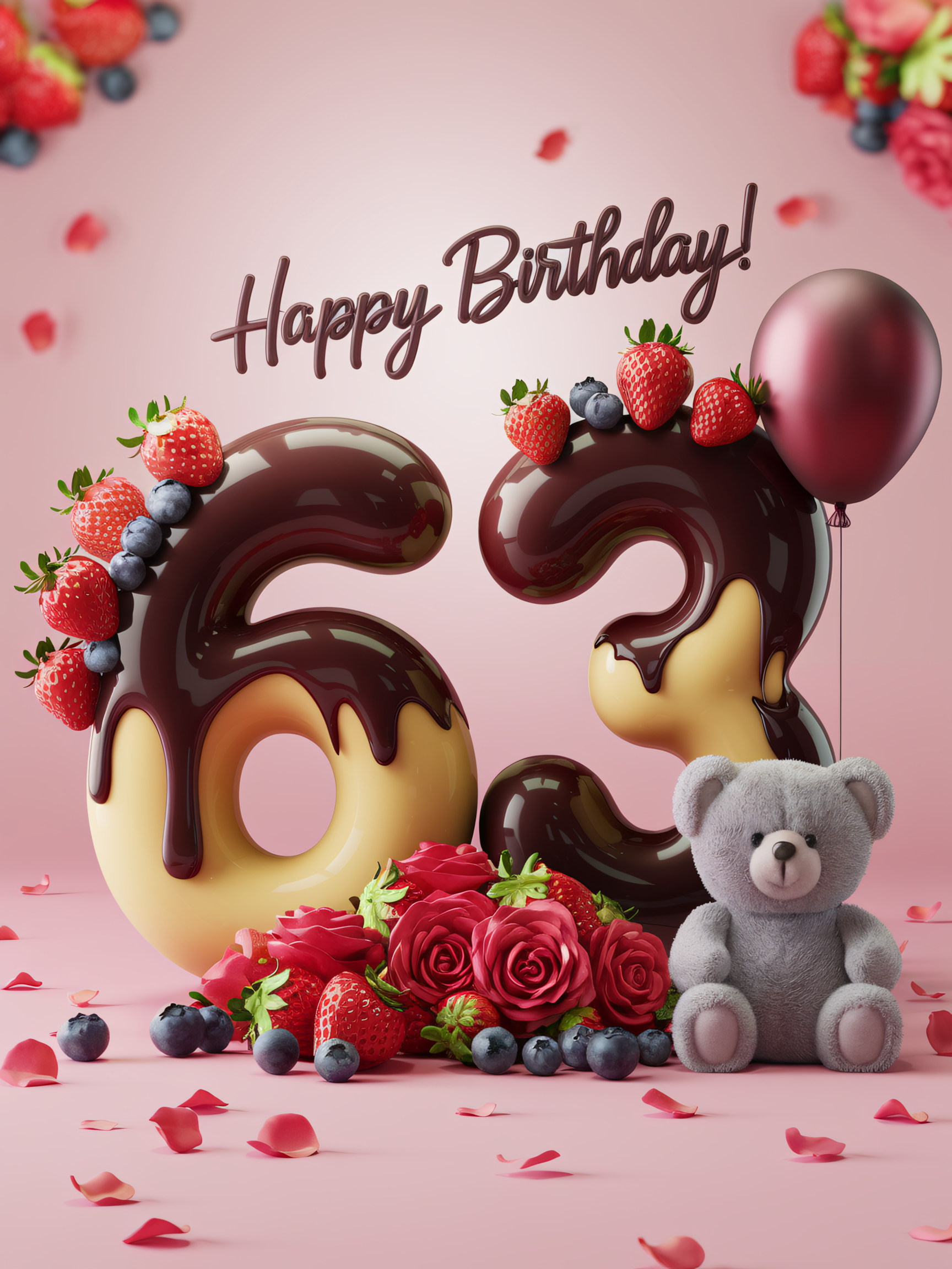 63rd Birthday Graphics and Design Assets | 123FreeVectors