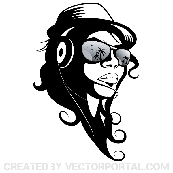 Modern Girl Vector