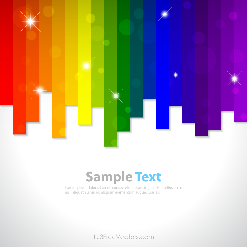 Rainbow Background Clip Art