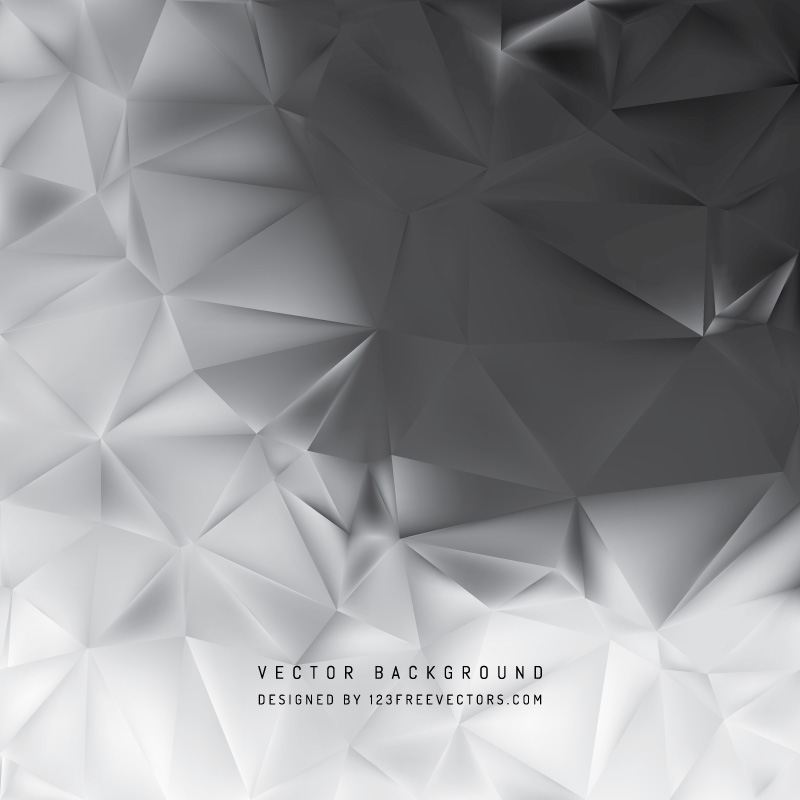 Abstract Gray Polygon Triangle Pattern Background