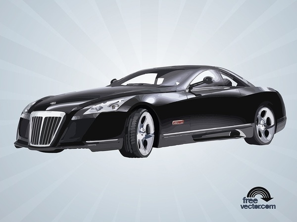 Black Maybach Free Vector