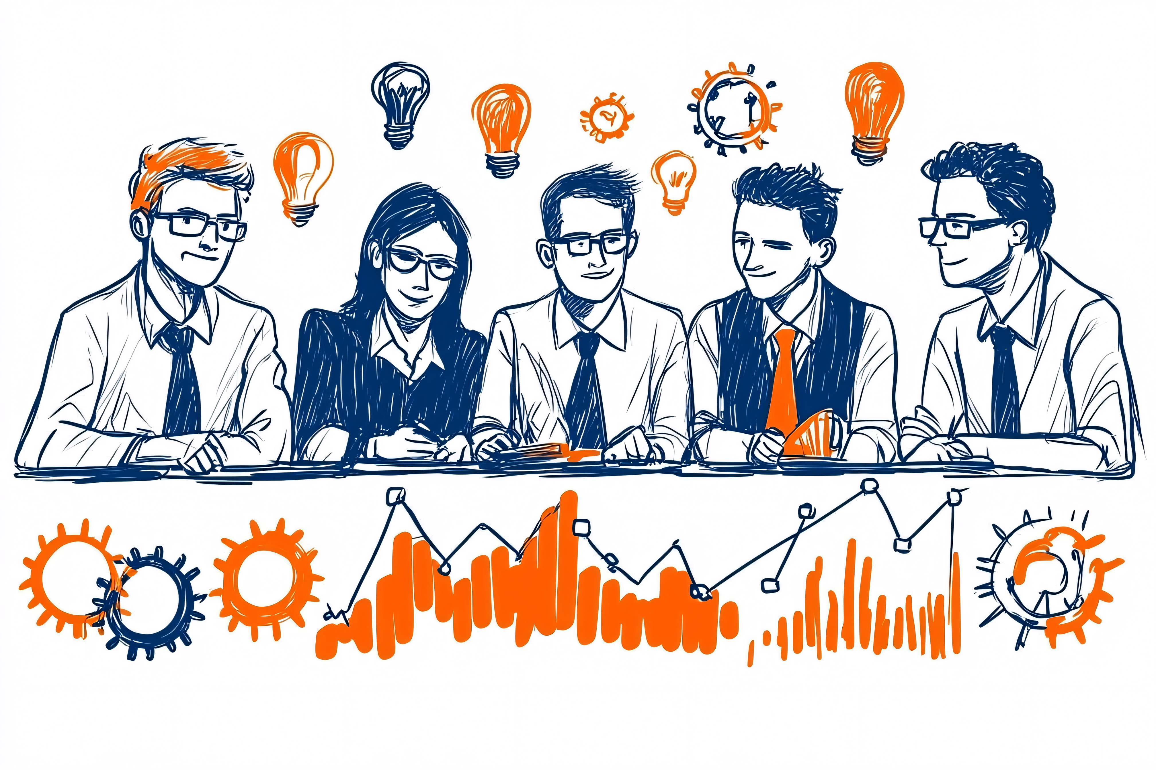 Business Team Brainstorming