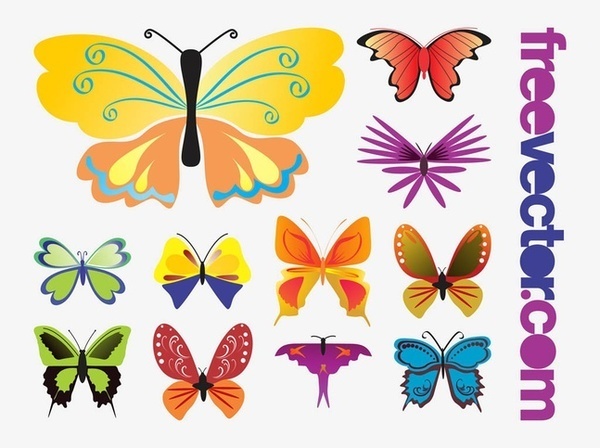 Butterflies s Free Vector