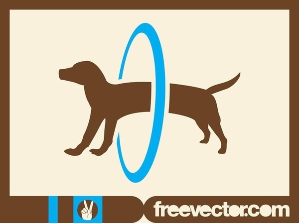 Circus Dog Free Vector