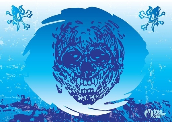 Cool Skull Free Vector