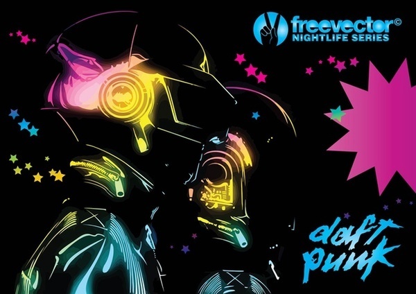 Daft Punk Free Vector
