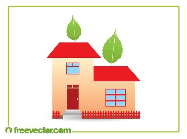 Eco Building Free Vector