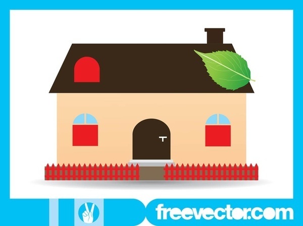 Eco Home Free Vector