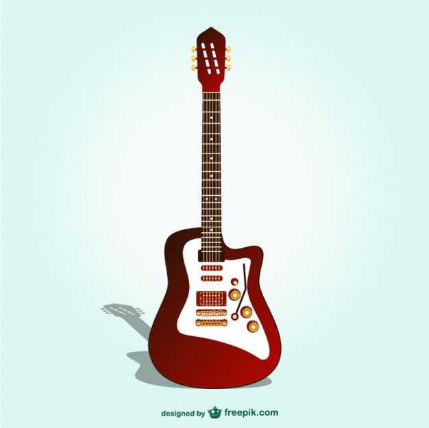 Electric Guitar Free Vector