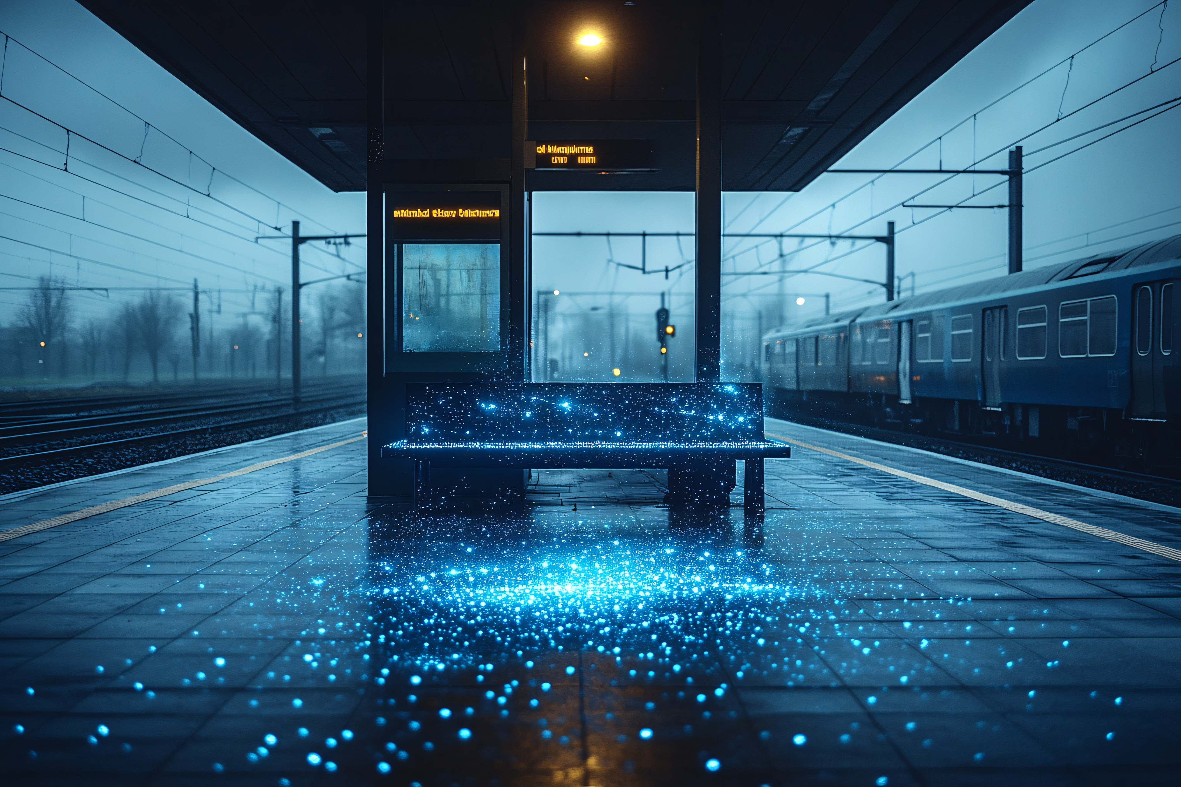 Ethereal Train Station