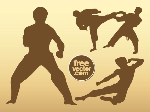 Fighting s Free Vector