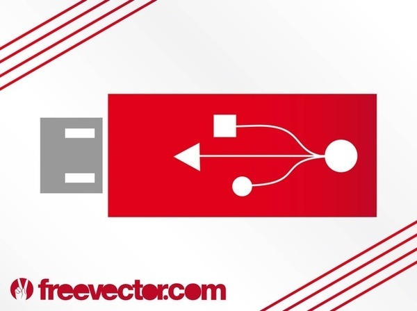 Flash Drive Free Vector