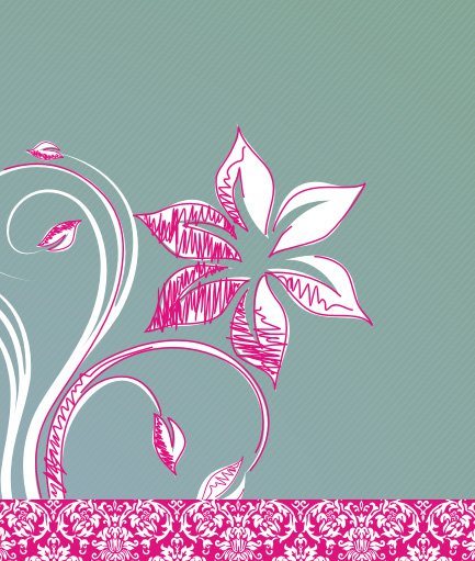 Flower Drawing Free Vector
