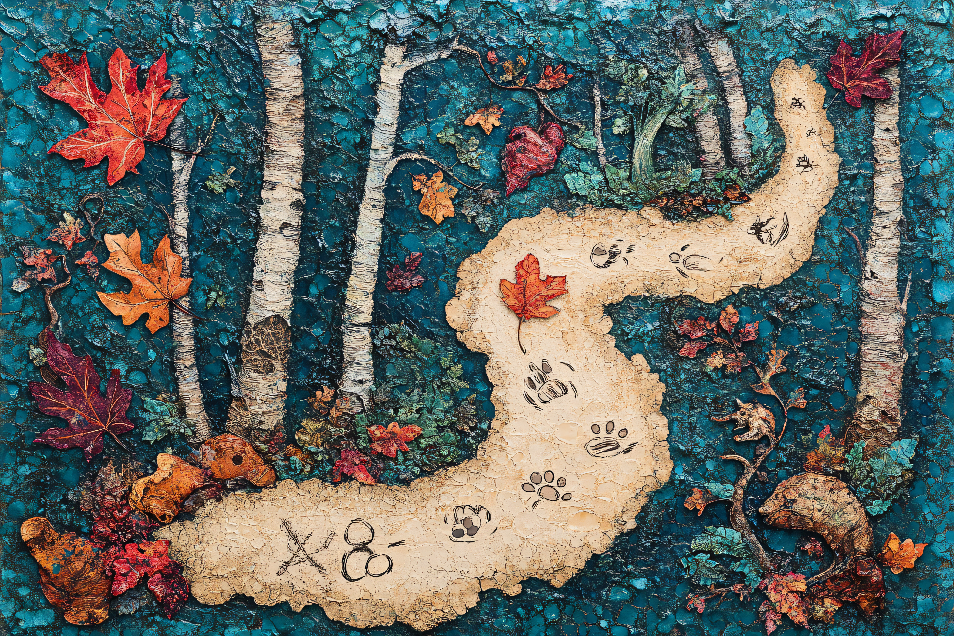 Forest Trail Map
