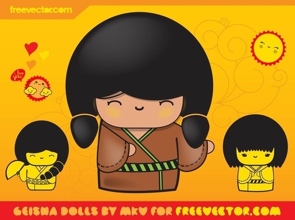 Geisha s Free Vector
