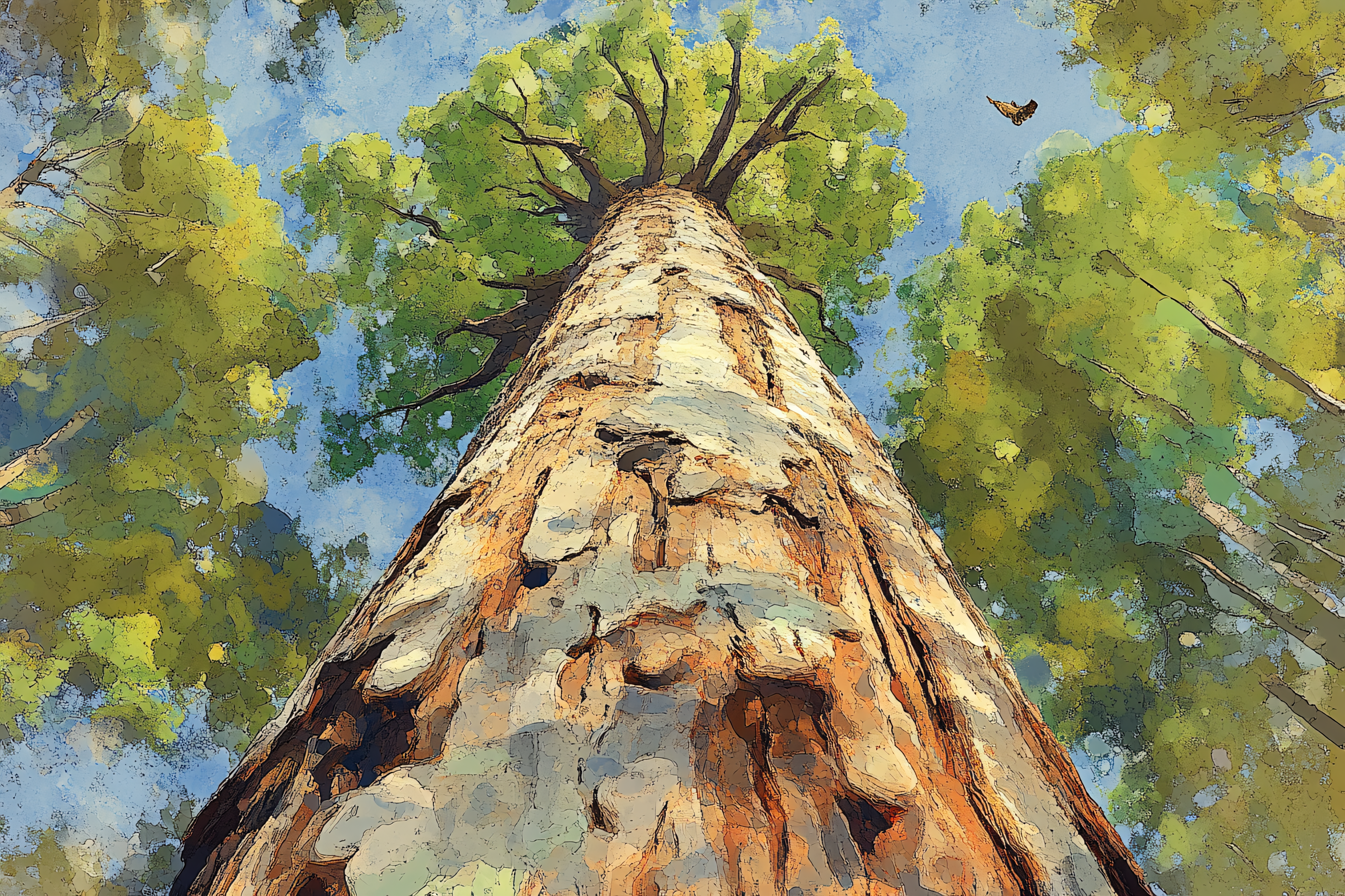Giant Tree Looking Up