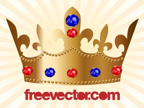 Golden Crown Free Vector