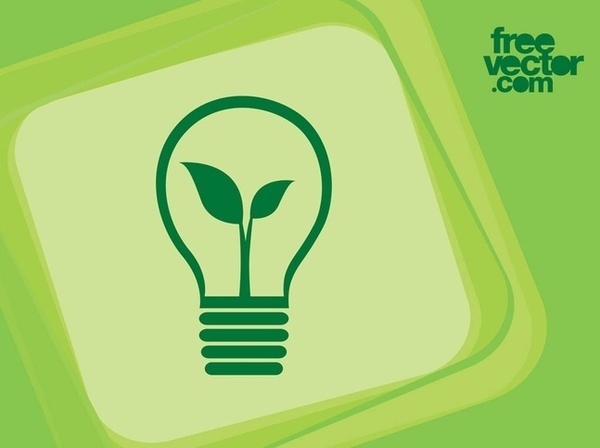 Green Energy Icon Free Vector