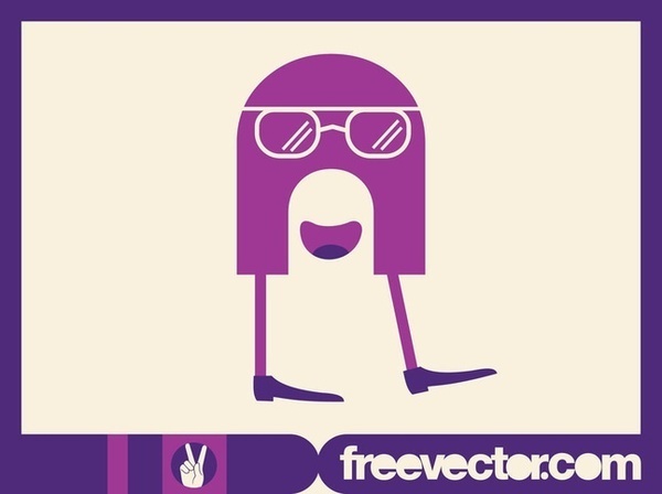 Happy Magnet Free Vector