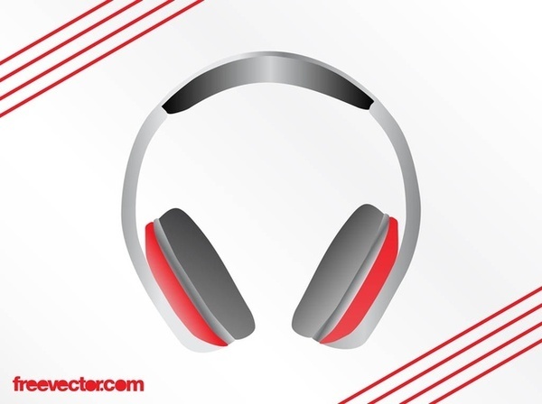 Headphones Free Vector