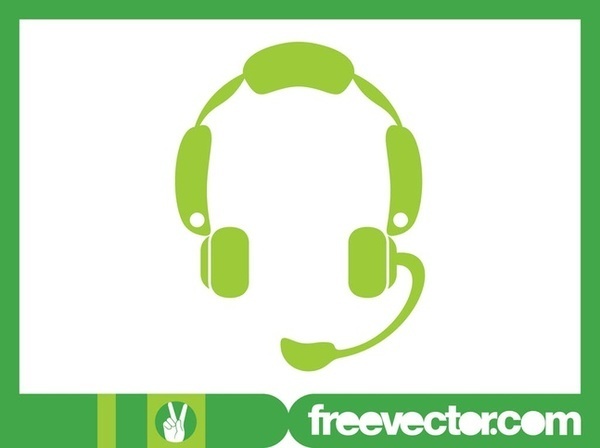 Headset Icon Free Vector