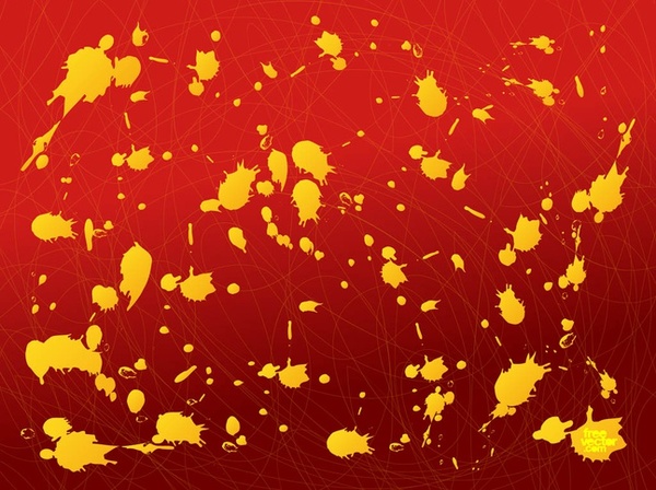 Liquid Splashes Free Vector