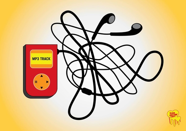 MP3 Player Free Vector