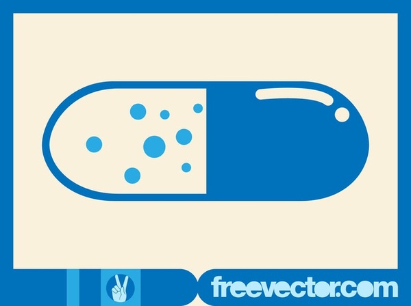 Pill Icon Free Vector