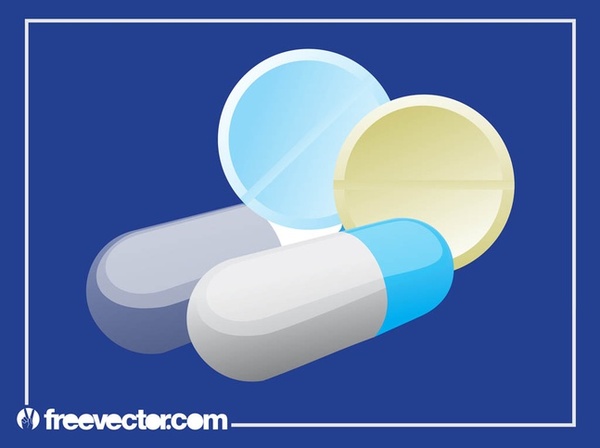 Pills Free Vector