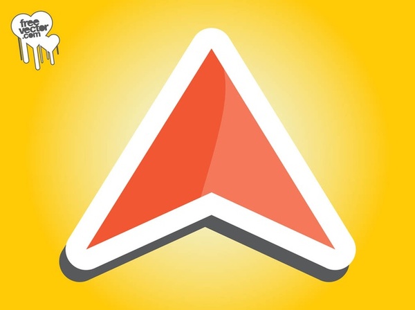 Pointer Sticker Free Vector