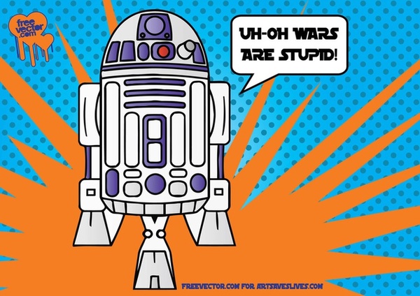 R2D2 Free Vector