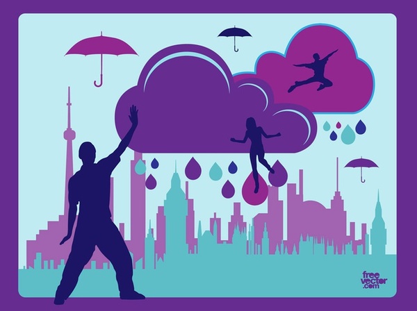 Rainy Day Free Vector