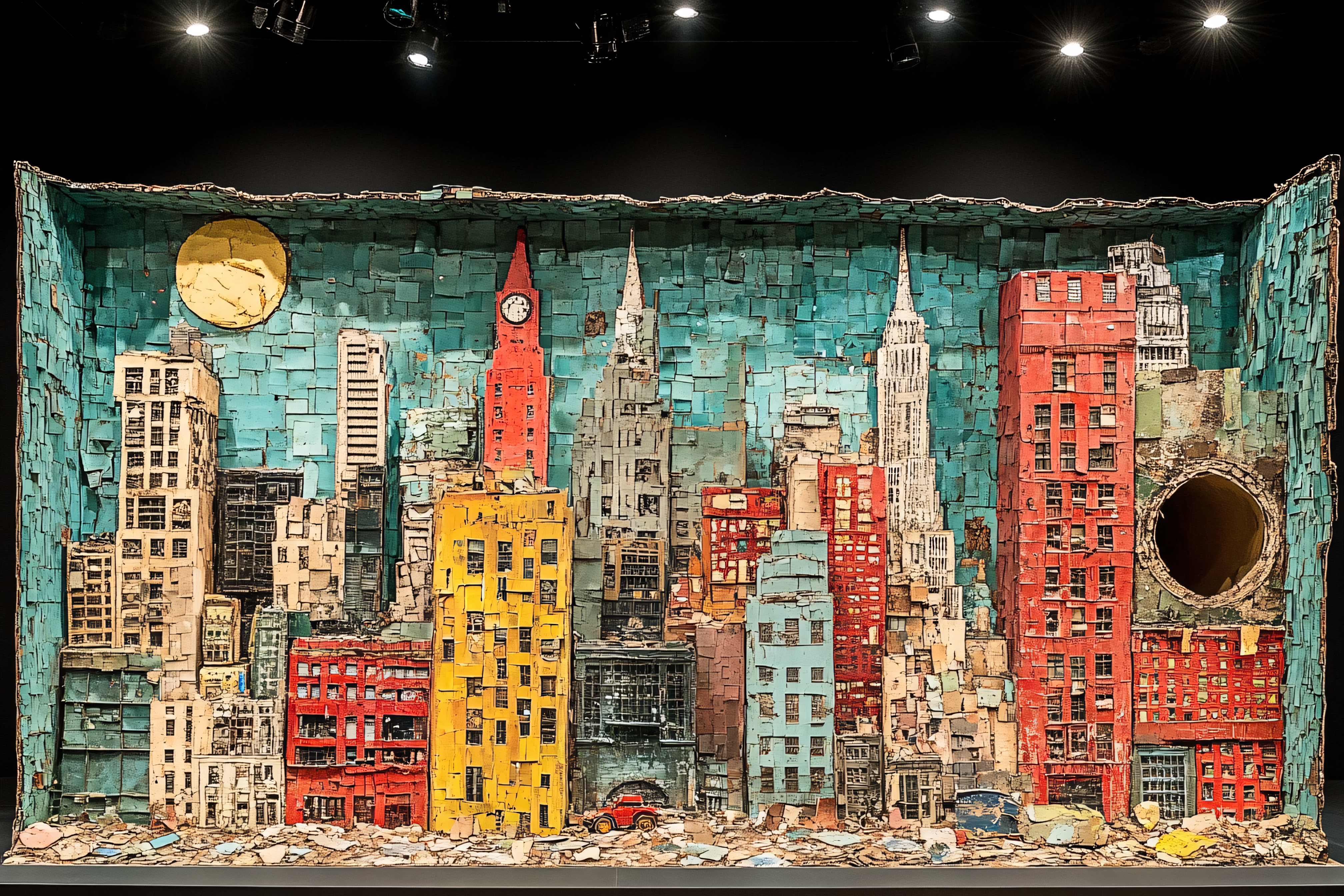Recycled Cityscape