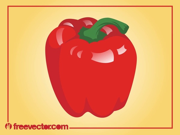 Red Pepper Free Vector